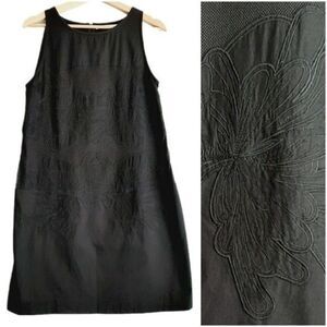 PART TWO Copenhagen Sleeveless Floral Applique & Mesh Mini Dress Sz L